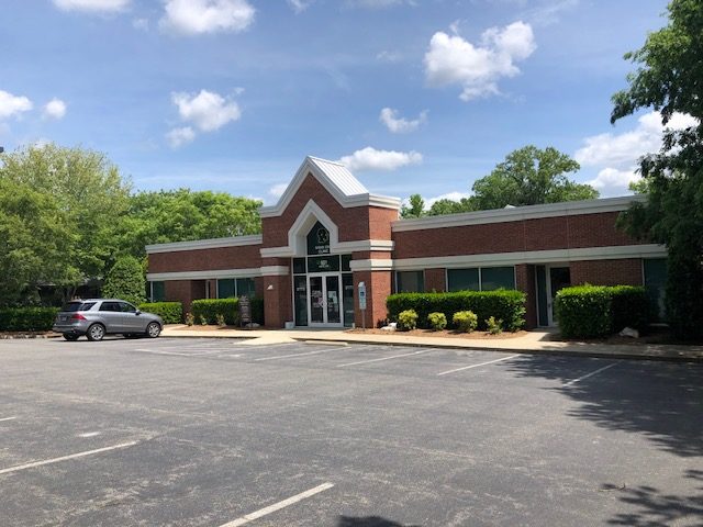 exterior of office building