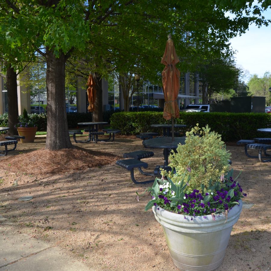 office park picnic tables